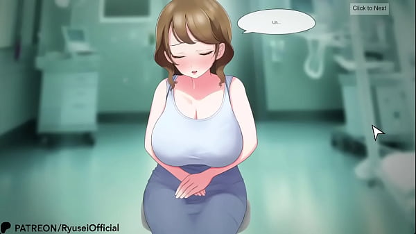Busty anime woman gets a health checkup but got tricked into sex instead~