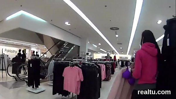 Exquisite czech chick was seduced in the shopping centre and drilled in pov 