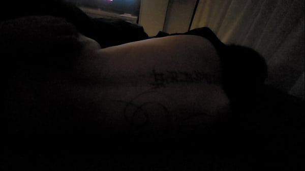 Netflix and chill making massage back when we watching movie she make a handjob for it 