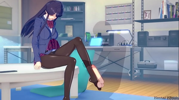 Play MP4 - Komi Pleasures only by footjob