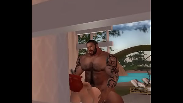 BIG D Brown fucks  red headed wife in resort cabana