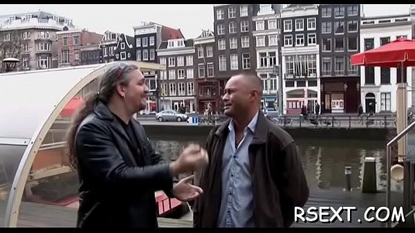 Sweltering hooker gets her throat andmoist pussy fucked hard