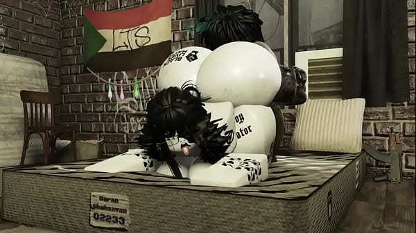 Gothic white girl gets fucked hard and nutted in by buff black bull while pathetic cuck boyfriend watches 