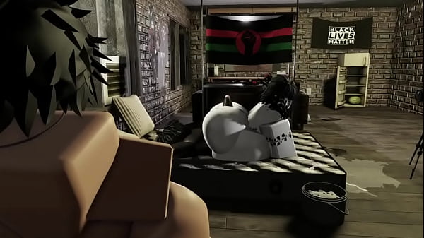 Gothic white girl gets fucked hard and nutted in by buff black bull while pathetic cuck boyfriend watches 