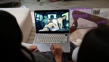 Nonton Caught Watching Our Own Sextape - Threesome Cumswap thumbnail