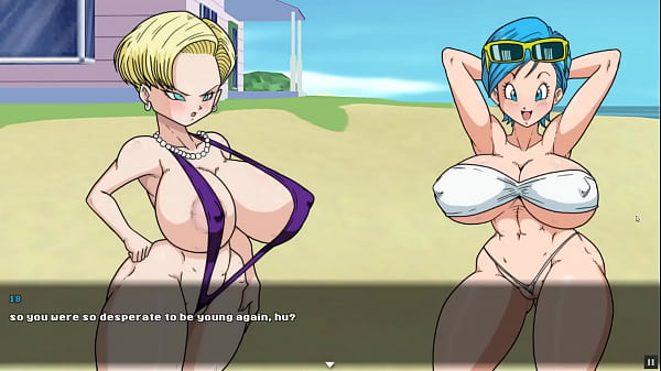 Play MP4 - Super Slut Z Tournament 2 &lbrack;Dragon Ball Hentai game Parody&rsqb; Ep&period;2 android 18 sex against her doppleganger