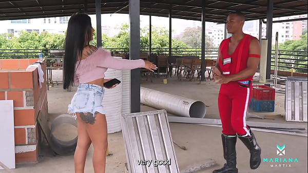 Play MP4 - Worker with BBC fucks me on the terrace while my husband is not at home - Mariana Martix