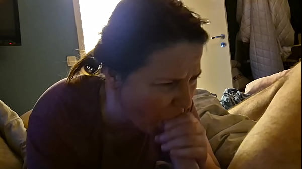 Long blowjob with hard mouth fuck cum 