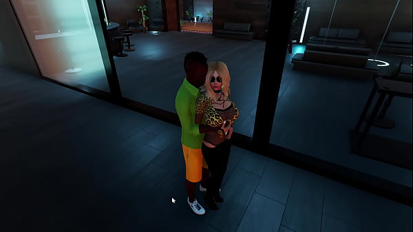 Danse avec son homme pour une petite surprise 