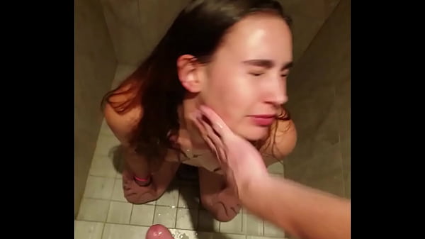 Obedient whore loves to get humiliated face slapping spitting and to be used as a human toilet