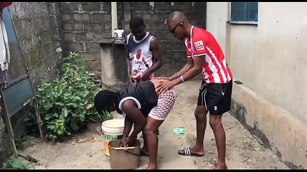 TWOBROTHERS FUCK THEIR STEPMOTHER_BY THE WELL SIDE