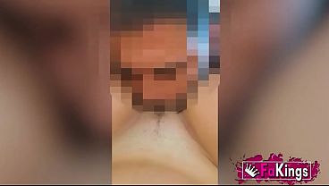 Getting them wet before fucking them. Gemma Gomory, Labona Cloxy, Isa Metible and Albaan get their pussy eaten on FAKings 