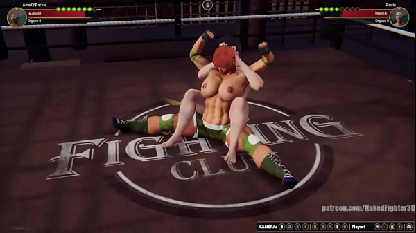 Aine O'Rackie VS Rosie (Naked Fighter 3D)
