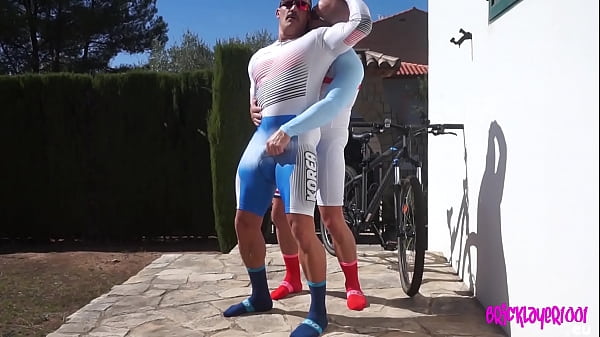 muscle guys in spandex cycling suits fucking 