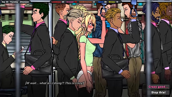 Jenny got on the bus and a stranger's cock rubbed against her sweet ass 