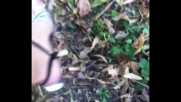 Play MP4 - Only with G-String and Stilettos in Public Park