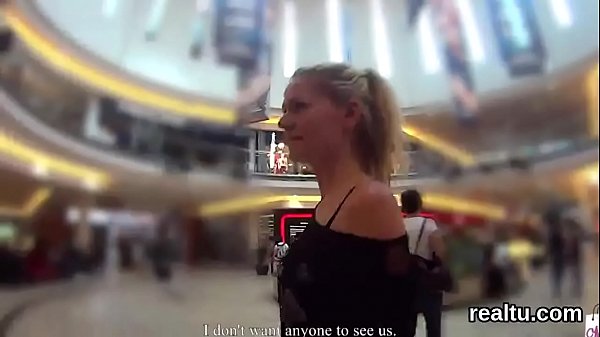 Exquisite czech girl gets teased in the shopping centre and penetratedin pov