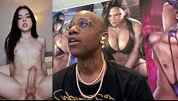 Transgender Christmas Cock Sucking, Beautiful Tight Teen With A Hard Trans Cock & Riding A Thicc Dick, Hard Ebony Babe Cumming All Over Herself, Tasty White Cum Flowing Cock, AI Generated 