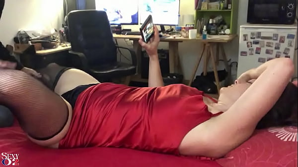 White amateur homemade couple satin lingerie panties clothed sex heels & stockings blow job sucking dick licking cock ass to mouth deep throat