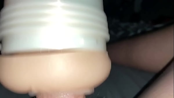 Play MP4 - Horny boy cums with Lana Rhoades Fleshlight while home alone