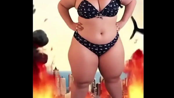 Whoops i accidentally launched a school of sharks into the sky while stomping through town as your favorite curvy giante 