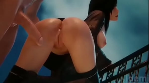 Трахнул брюнетку в попу 