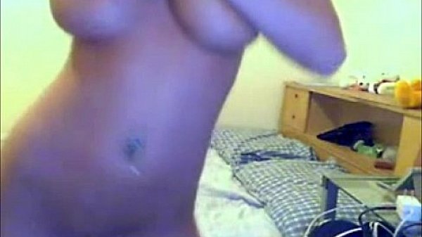 Blonde girl on webcam 