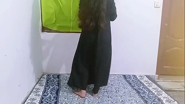 Desi Indian Young girl_Cheating Wife Ferzana Bhabhi Wearing a_Abaya Hijab Fucking