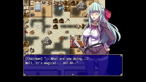 Hentai scene from de hentai game mage academy 