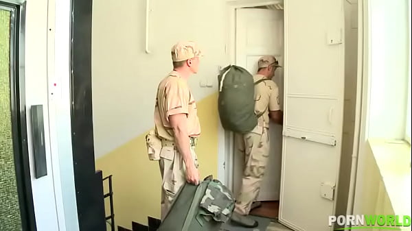 Soldiers get to double penetate blonde babe Ivana Sugar'_s pink and asshole GP1040