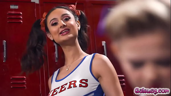 Eliza and Coco gets undressed and start making out 