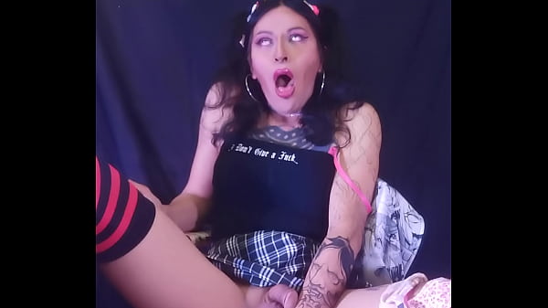 Sissy, femboy,anal plug and masturbing