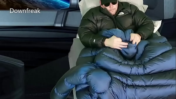 Orbiting_Planet Earth Episode 1 - XUMU Giant Coat - Down Jacket Cum Fetish Puffer Humping Solo_Masturbation!