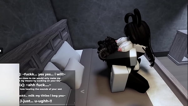 Play MP4 - &lbrack;ROBLOX&rsqb; Bunny-girl hops on my cock until she gets filled up