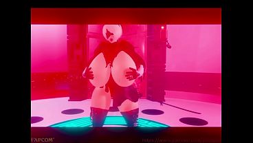 Huge boobs growth 3d