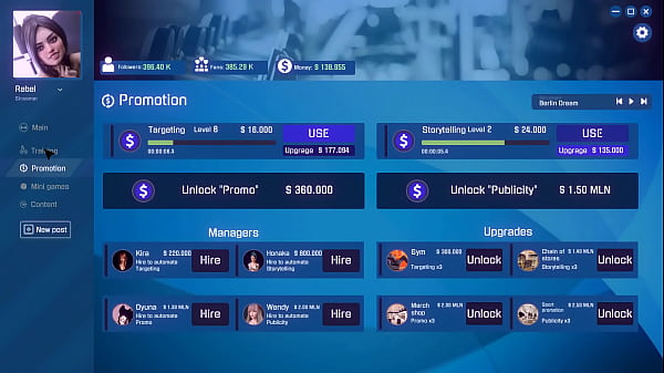 Game about sexy girl 