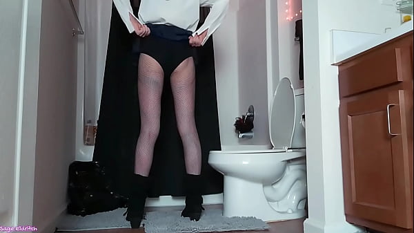 School girl wednesday addams peeing voyeur sage eldritch 
