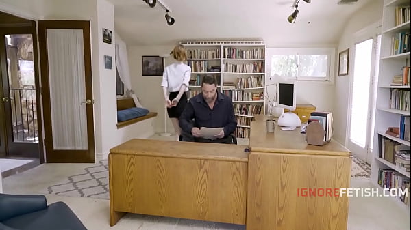 Top lawyer bones sexy brunette assistant in office violet starr cierra bell jack vegas 