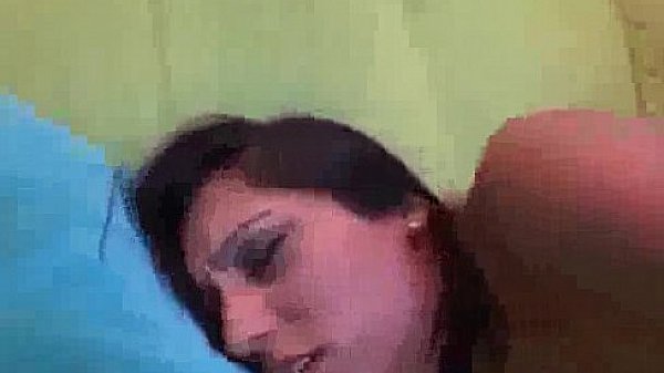 Banging from behind a hot ass brunette girl with my big cock in my house