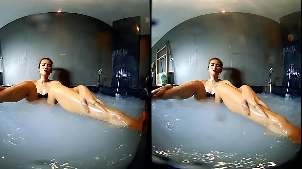 VRpussyVision com Wet finger games in the whirlpool Part 3