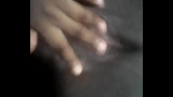 Black girl touching her boobs