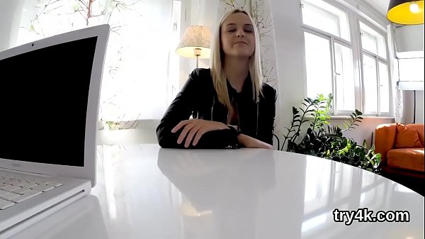 Pretty teenie sucks penis in pov and_gets tightvagina plowed