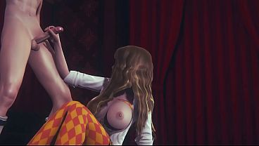Hentai Uncensored 3D - Hermi Handjob and theesome with creampie and cum in her mouth - Japanese Asian Manga Anime Game Porn