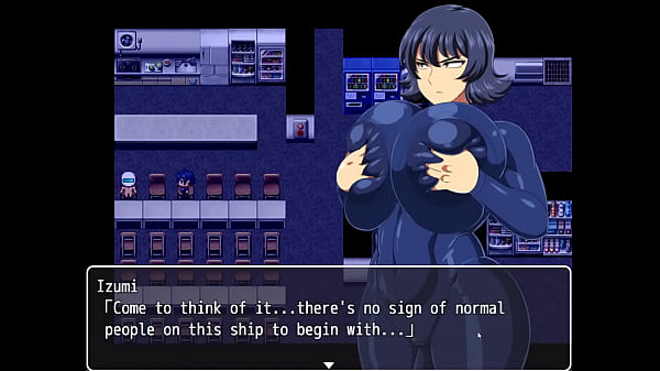 Shipwrecked Spaceship Todoroki Monthly Patreon choice Hentai game_Ep 2 he_is wanking after_seeing_her hot_chubby body