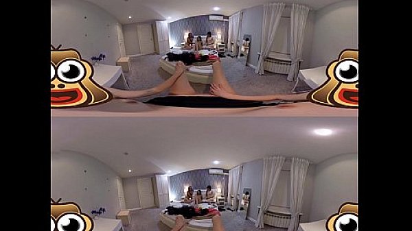 VR Porn Hot Lesbian Orgy in 360 