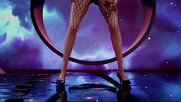 Nonton Sexy Vtuber Dances & Strips Naked For You thumbnail