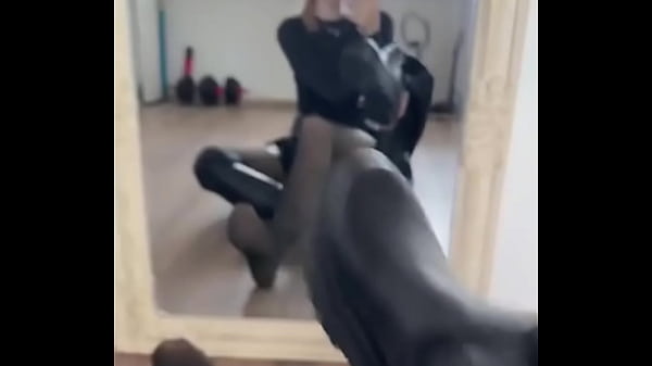 you belong under my sole, so lie down and clean my sole ?&bull;full video on OF#blacknails #boots #bootsfetisch ... 