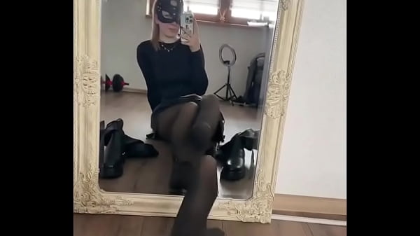 You belong under my sole so lie down and clean my sole &bull;full video on of#blacknails #boots #bootsfetisch 