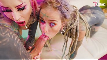 Extreme Anal Threesome - Massive Gapes, Atm, Atogm And Facial thumbnail