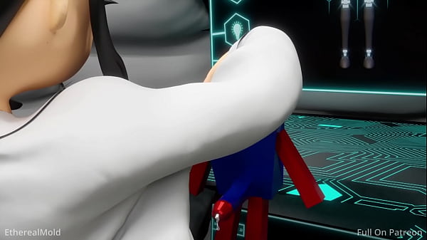 Scientist enjoys her new dildo 